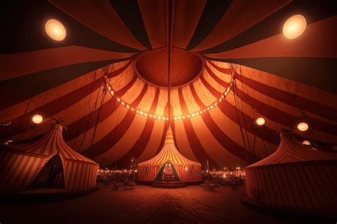 Inside Circus Tent Background