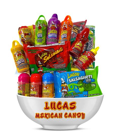 Buy Lucas Mexican Candy Mix (14 Count) Variety of Sour, Sweet, Spicy, Include Skwinkles Rellenos ...