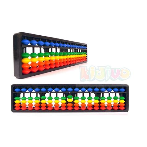 Abacus Tool - 17 Rods - Multicolor - Kidivo