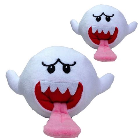 New Super Mario Ghost Boo Soft Plush Figure Toy 6.5" Brothers Boo Ghost ...