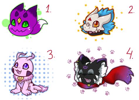 Baby Digimon Adoptables! [CLOSED] | 50 points | by KyubeyGirl on DeviantArt