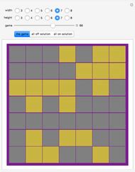 Lights On/Lights Out Game and Solver - Wolfram Demonstrations Project