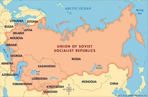 Soviet Union Vs Russia Map