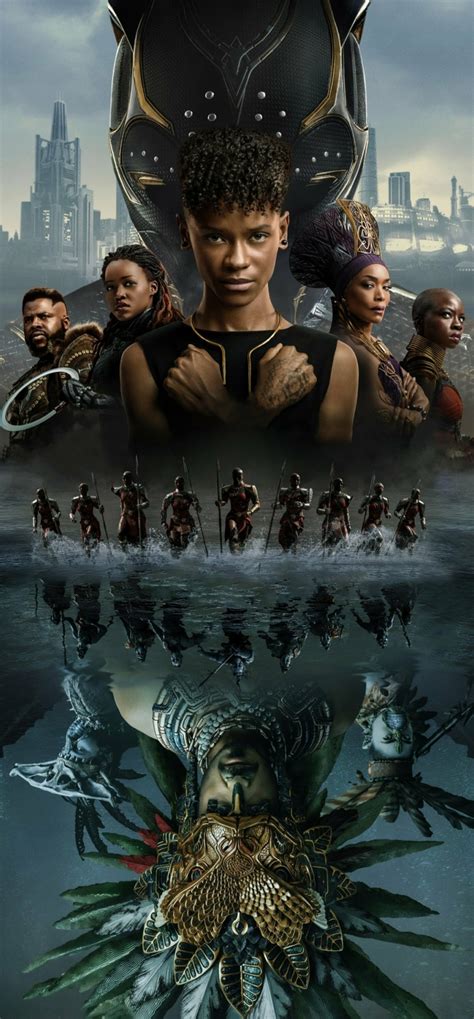 720x1548 Resolution Official Black Panther Wakanda Forever Poster 720x1548 Resolution Wallpaper ...