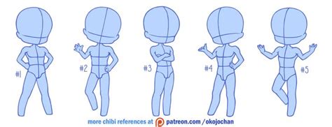 Chibi Poses Reference | Chibi Base Set #8