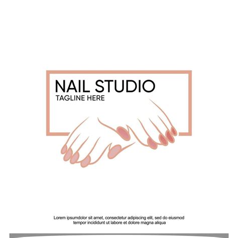 Nail polish vector icon logo design Premium Vector 10995086 Vector Art ...