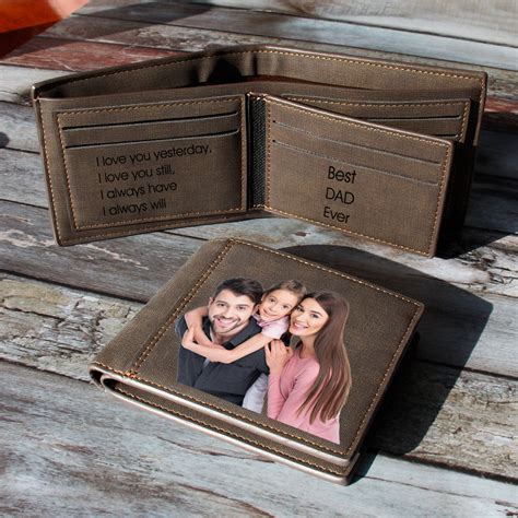 Custom Wallet, Personalized Photo Monogram RFID Wallets for Men-UV Pri – Personalized Gifts丨 ...