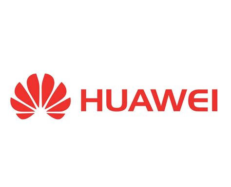 Huawei Brand Logo Phone Symbol With Name Red Design China Mobile Vector ...