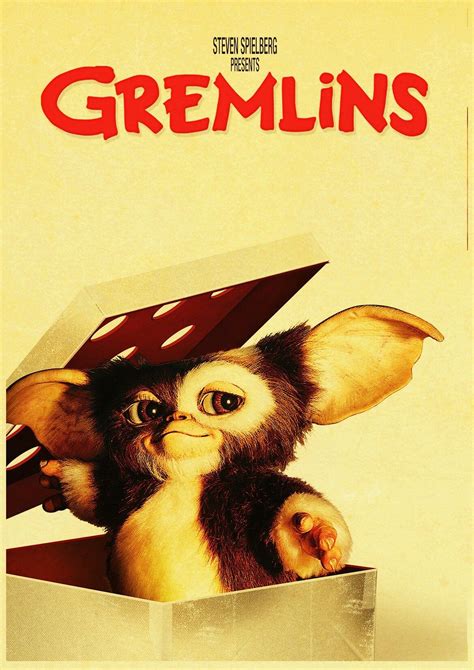 Gremlins (1984) | Gremlins, Wall stickers vintage, Retro poster