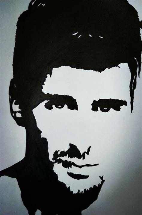 Stencil face | Human silhouette, Silhouette, Face