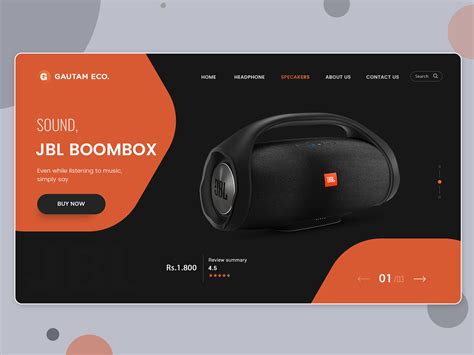 Ecommerce Landing Page Templates PSD by Himanshu Gautam on Dribbble