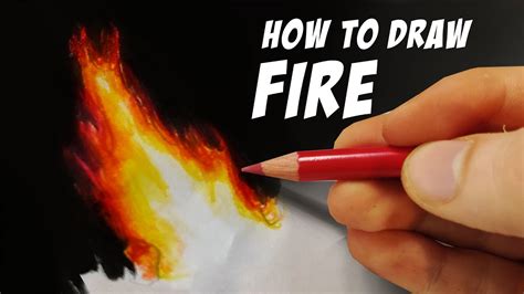 Realistic Fire Drawing Color