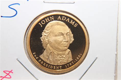 2007-S PROOF JOHN ADAMS PRESIDENTIAL DOLLAR #8564