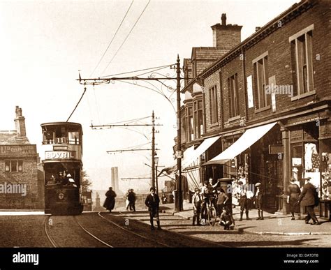 West Bowling Gaythorne Road Bradford early 1900s Stock Photo - Alamy