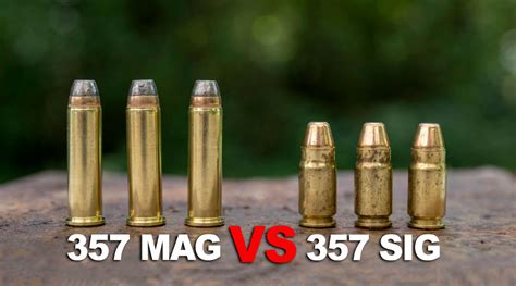 357 Sig vs. 357 Magnum - A Caliber Comparison