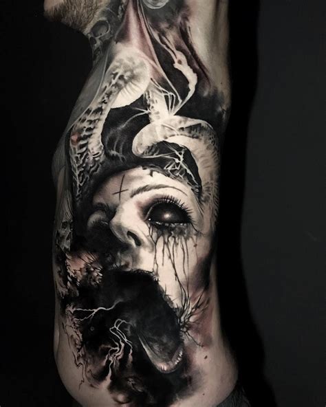 Dark Evil Tattoo Sleeve