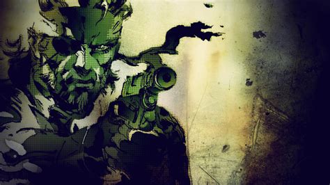 Download Solid Snake Metal Gear Solid Video Game Metal Gear HD Wallpaper by Yoji Shinkawa