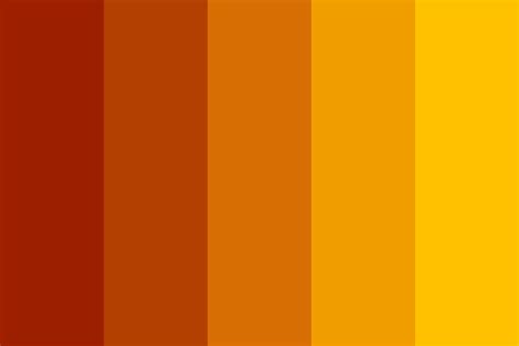 Fire Colors Color Palette | Color palette challenge, Color palette design, Orange color schemes