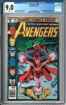 Avengers 186 CGC 9.0 VF/NM WP 1979 Marvel Comic Wandavision 1st Magda Chthon MCU | eBay