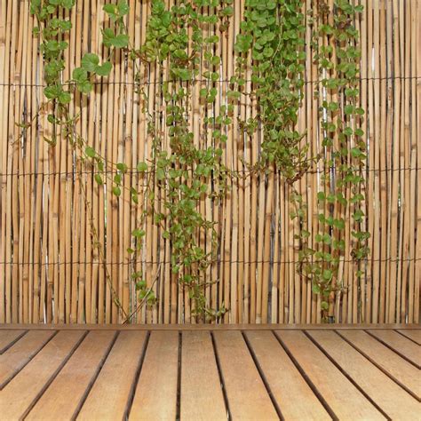 Jumbo Reed Bamboo Fence - 6 ft. H x 16 ft. L - Eco-Friendly