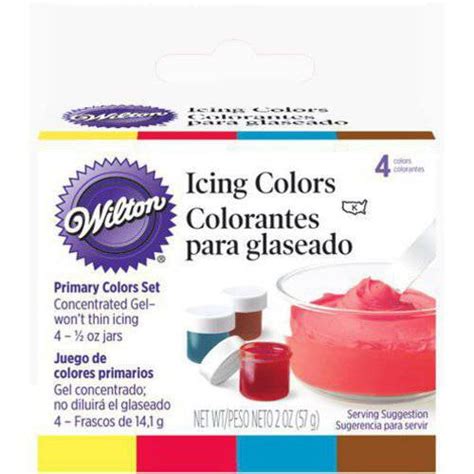 Wilton Icing Colors, 5 oz., Primary 4 Ct. - Walmart.com - Walmart.com