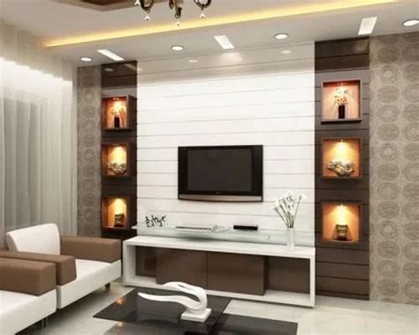 TV Wall Designs For Living Room at Rs 250/square feet in Amritsar