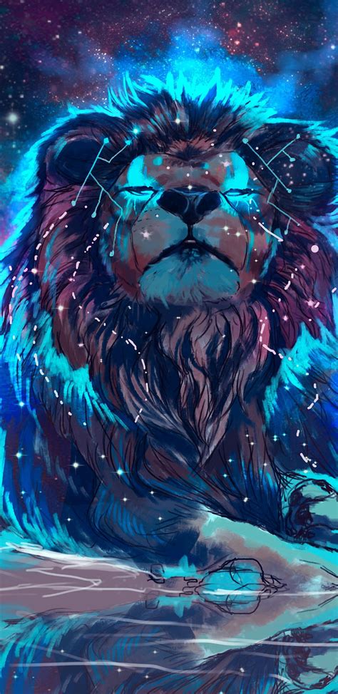 Red And Blue Lion Wallpaper / The commonly used term african lion collectively denotes the ...