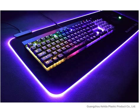 Extended Large LED Light RGB Gaming Mouse Pad - LED Mouse Pad and ...