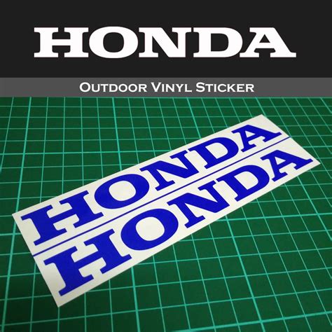 Honda logo vinyl sticker car motorcycle decal 2 pieces | Shopee Malaysia