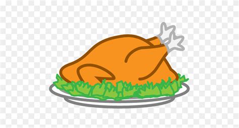 Cooked Turkey Clipart - Turkey Silhouette Clip Art - FlyClipart