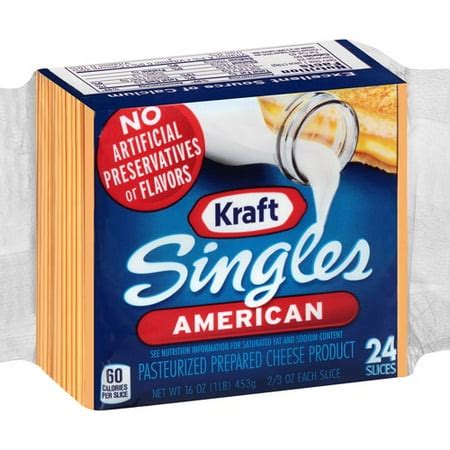 Kraft Singles American 24 ct Cheese Slices, 16 oz - Walmart.com