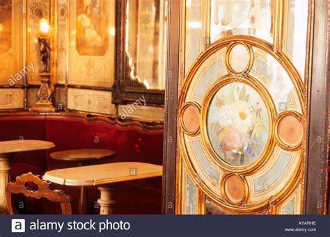 Café Florian interior door detail Stock Photo - Alamy