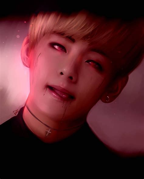 #vampire #kpopfanart #BangtanBoys #BTS #Taehyung #TaeTae #V #KimTaehyung #btsV #btsfanart # ...