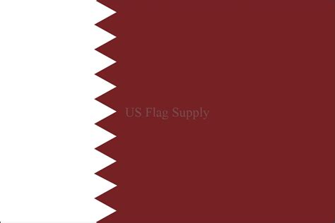 Qatar Flag 4 x 6ft. Indoor Flag