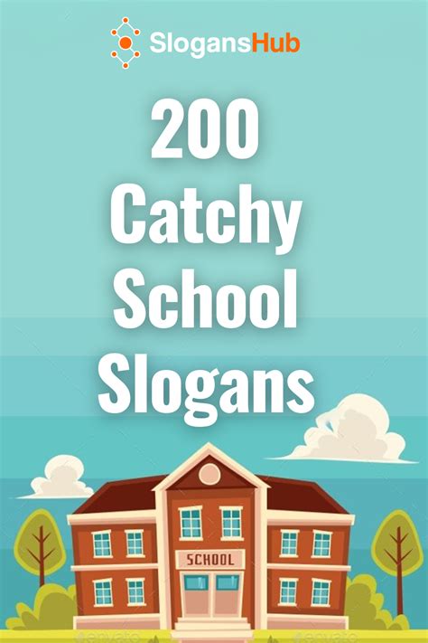 200 Catchy School Slogans | School slogans, Tagline for school, School ...