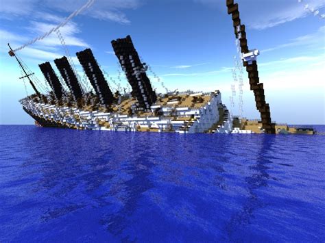 RMS Lusitania Sinking Minecraft Project