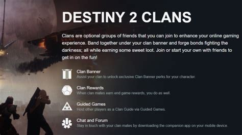 Destiny 2 clan registration is now open – and you can join ours