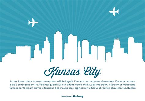 Kansas City Skyline Illustration - Download Free Vector Art, Stock Graphics & Images