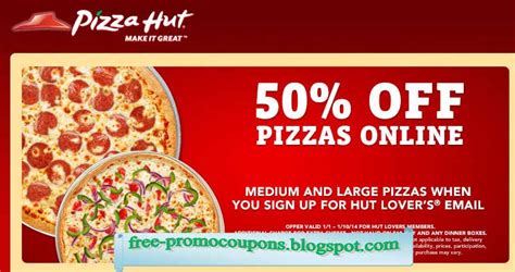 Printable Coupons 2023: Pizza Hut Coupons