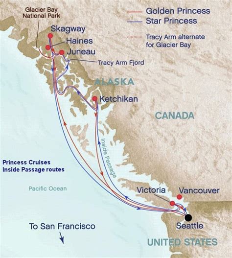 Alaska Cruise Routes | Inside Passage or Cross Gulf? | ALASKA.ORG