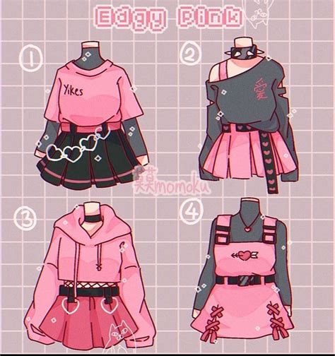 Kawaii Aesthetic Outfits Drawing