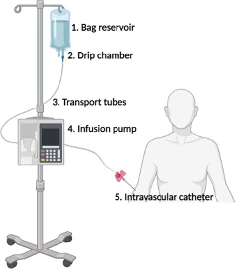 Representation of an infusion system including the infusion pump | Download Scientific Diagram