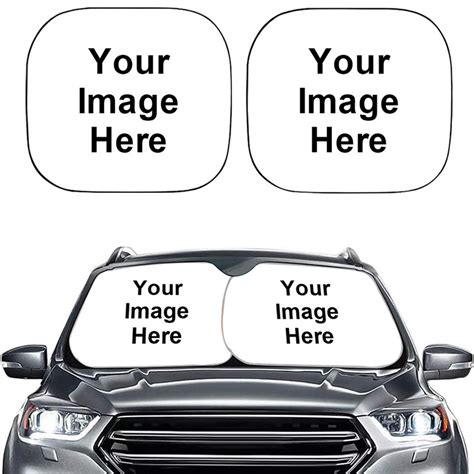 Custom Windshield Sun Shade – Personalized Image or Text on Car ...