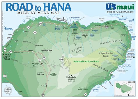 Maui Hawaii Maps - Travel Road Map