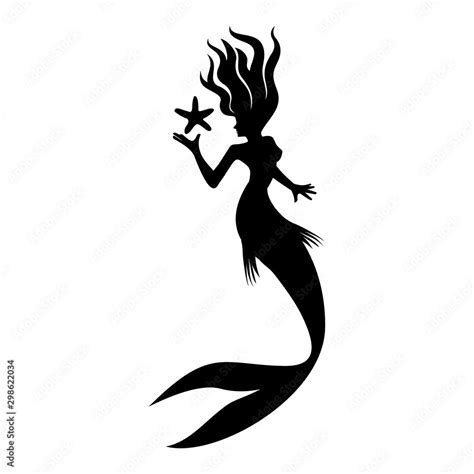 mermaid logo vector template Stock Vector | Adobe Stock