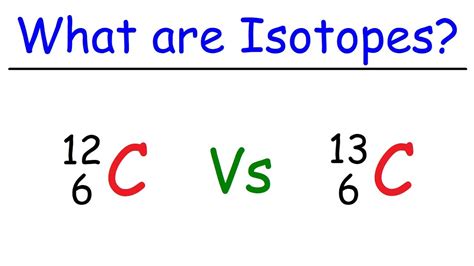 Isotope Symbol Examples