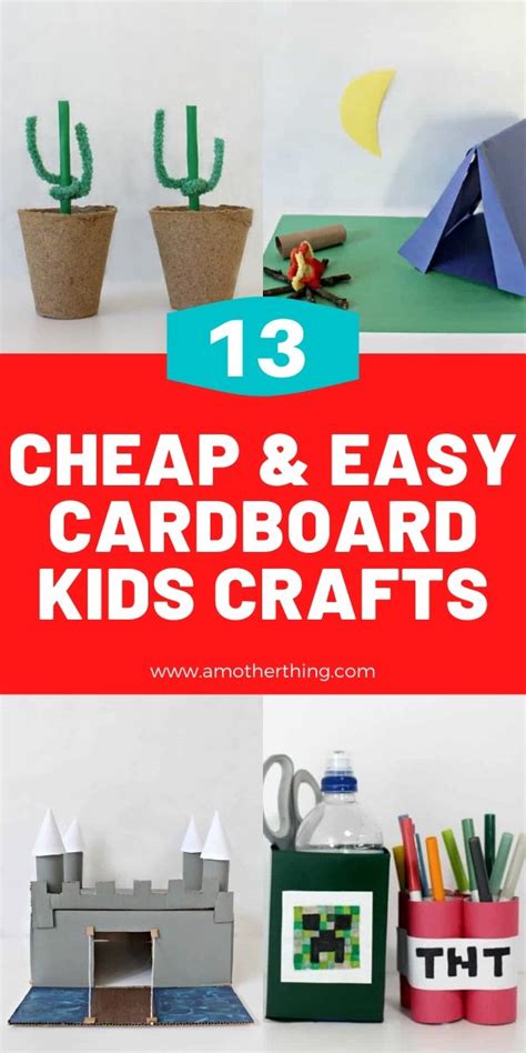 13 Simple Cardboard Crafts To Make With Your Kids | It's a Mother Thing