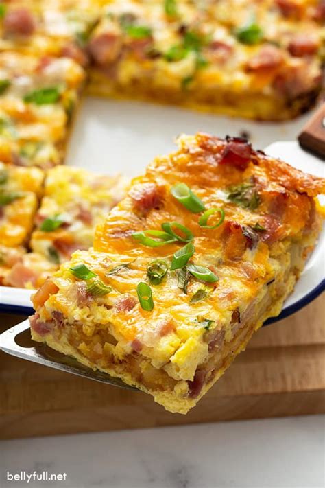 Hash Brown Egg Casserole - Belly Full