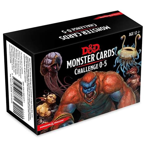 Dungeons & Dragons Spellbook Cards: Monsters 0-5 (D&D Accessory ...