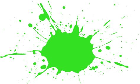 Download Green Paint Splatter Png